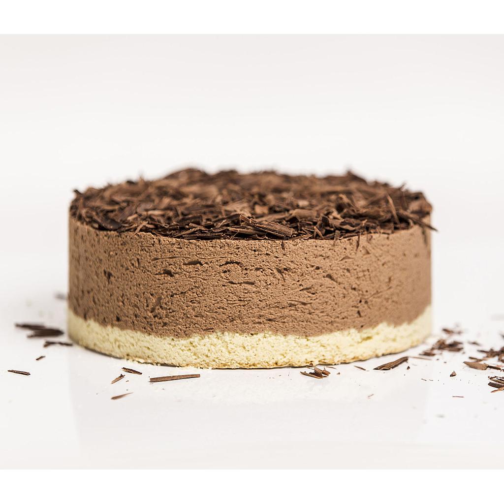 Torta mousse de chocolate semiamargo